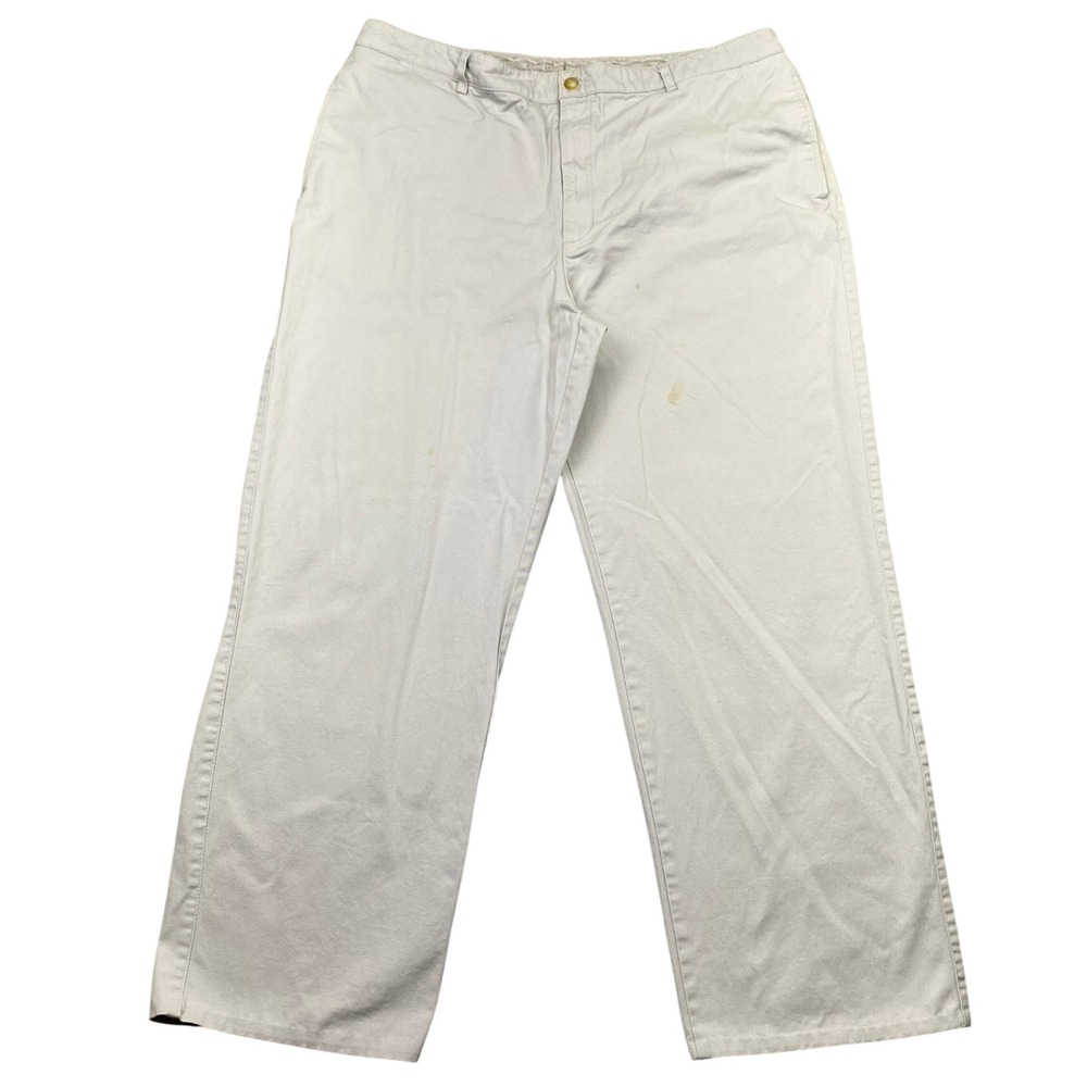 Lacoste Mens Khaki Beige Chino‎ Pants Size 38 Fits 36" Casual Everyday Wear
